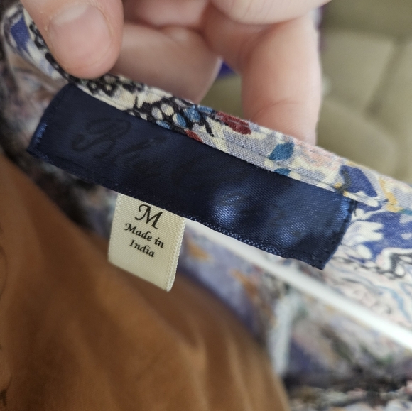 Blue Rain Bohemian Paisley Kimono Cardigan! - Picture 2 of 5